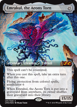 引き裂かれし永劫、エムラクール/Emrakul, the Aeons Tornのボックストッパー拡張アート