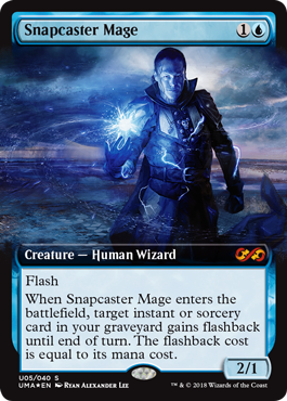 瞬唱の魔道士/Snapcaster Mageのボックストッパー拡張アート