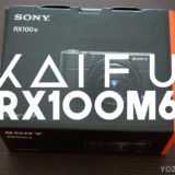 【カメラ】SONY RX100M6を開封した【シリーズ間の外観比較】